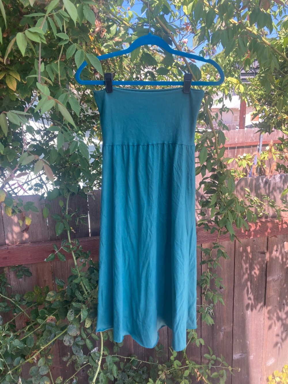 Gaia Conceptions - Bubble Long Skirt - Organic Cotton - Raincloud - size small